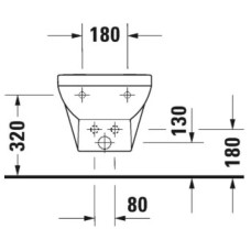 Подвесное биде Duravit DuraStyle 2279150000