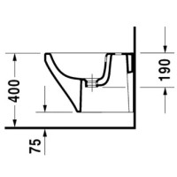 Подвесное биде Duravit DuraStyle 2285150000