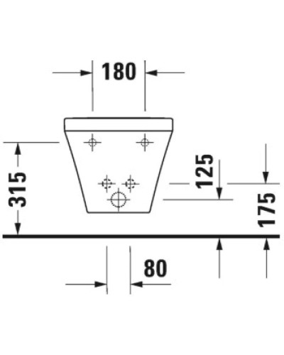 Подвесное биде Duravit DuraStyle 2285150000