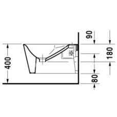 Подвесное биде Duravit Starck 1 0274150000
