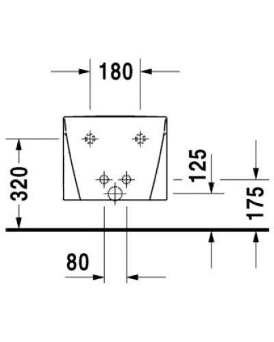 Подвесное биде Duravit Starck 2 2271150000