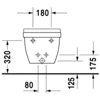 Подвесное биде Duravit Starck 3 2281150000