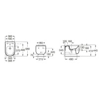 Подвесное биде Roca Beyond 3570B6000
