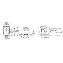 Подвесное биде Roca Beyond 3570B6000