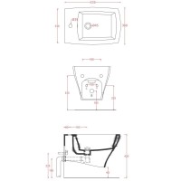 Подвесное биде Artceram Jazz JZB001 05 00 bi mattx1