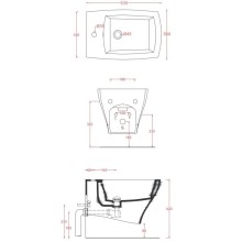 Подвесное биде Artceram Jazz JZB001 05 00 bi mattx1