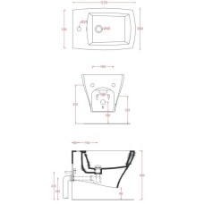 Подвесное биде Artceram Jazz JZB001 05 00 bi mattx1