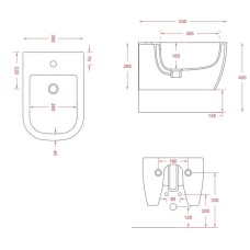 Подвесное биде Artceram Faster FSB001 01 00 bix1