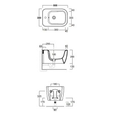 Биде Simas Henges HE19neromattx1 подвесное Черное матовое
