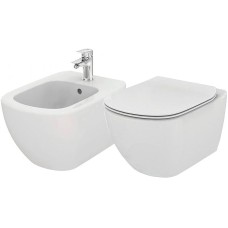 Комплект биде с унитазом Ideal Standard Tesi PT457001 с сиденьем Микролифт