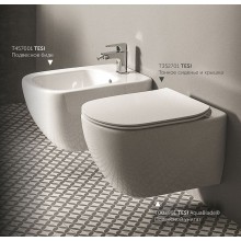 Комплект биде с унитазом Ideal Standard Tesi PT457001 с сиденьем Микролифт