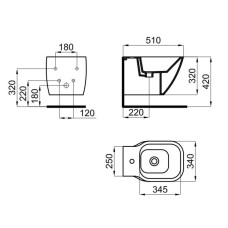 Подвесное биде Noken Essence C Compact N365850119