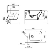 Подвесное биде Noken Forma N350798840