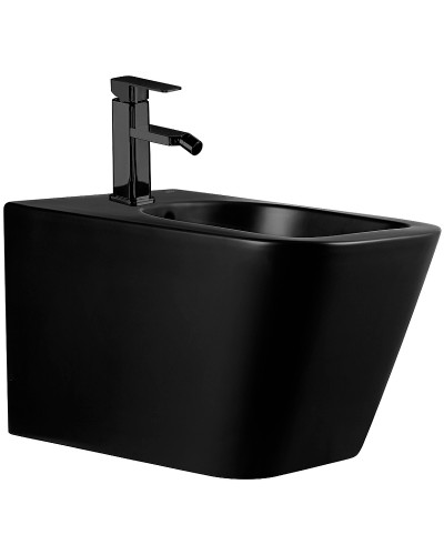 Биде Abber Rechteck AC1250MB подвесное Черное матовое