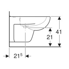 Подвесное биде Geberit Renova Plan 232150000