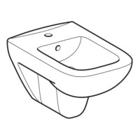 Подвесное биде Geberit Renova Plan 232150000