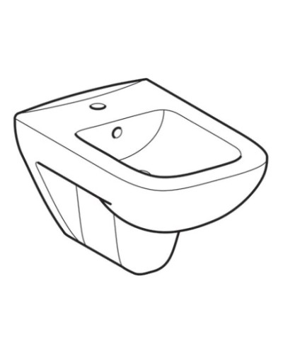 Подвесное биде Geberit Renova Plan 232150000