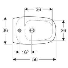 Подвесное биде Geberit Citterio 500.539.01.1