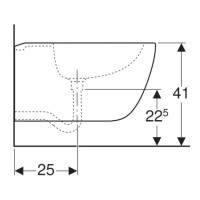 Подвесное биде Geberit Citterio 500.539.01.1