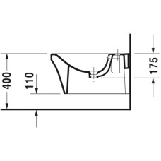 Подвесное биде Duravit P3 Comforts 2268150000