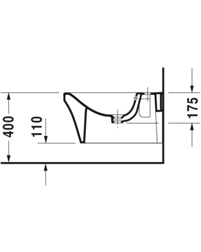 Подвесное биде Duravit P3 Comforts 2268150000