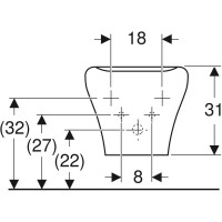 Подвесное биде Geberit myDay 235450600