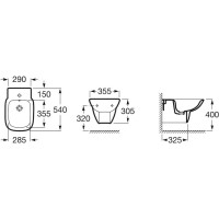 Подвесное биде Roca Debba 355995000