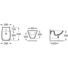 Подвесное биде Roca Debba 355995000