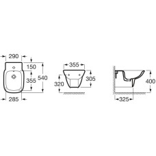 Подвесное биде Roca Debba 355995000