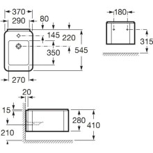 Подвесное биде Roca Element 357576000