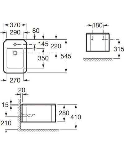 Подвесное биде Roca Element 357576000