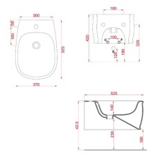 Подвесное биде Artceram Atelier ATB001 05 00 x1