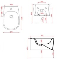 Подвесное биде Artceram Azuley AZB001 03 00 nerox1