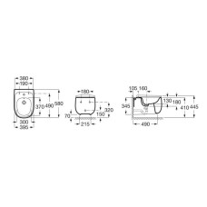 Подвесное биде Roca Beyond 3570B6640