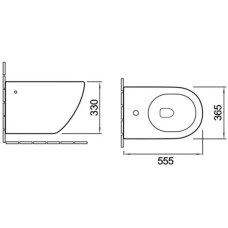 Подвесное биде Vincea Globo VB1-14