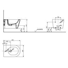 Подвесное биде Toto RP B552E#XW