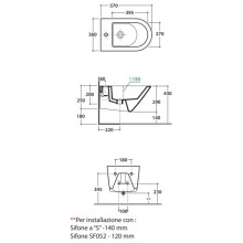 Подвесное биде Globo Forty3 FOS09.BIx1
