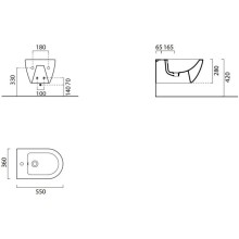 Подвесное биде GSI Pura 8865104