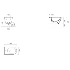Подвесное биде GSI Pura 8861111