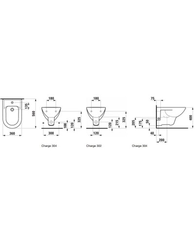 Биде подвесное Laufen Pro 8.3095.1.000.304.1