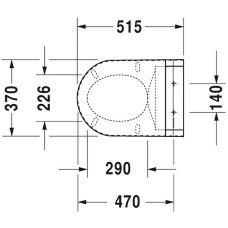 Крышка биде Duravit Sensowash 610001002000300 Белая