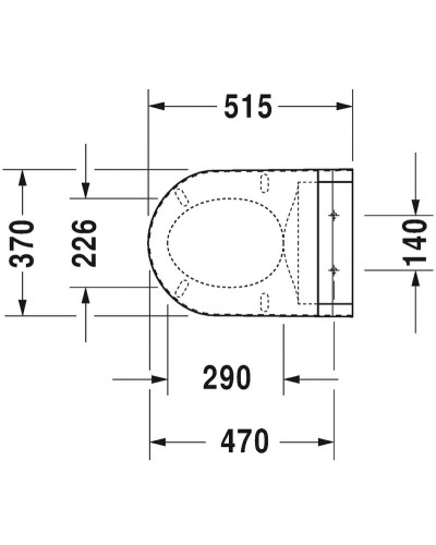 Крышка биде Duravit Sensowash 610001002000300 Белая