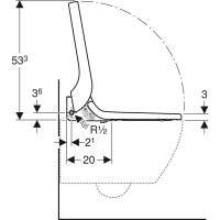 Электронная крышка-биде для унитаза с микролифтом Geberit AquaClean Tuma Comfort 146.274.FW.1