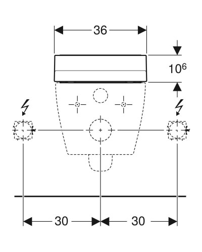 Электронная крышка-биде для унитаза с микролифтом Geberit AquaClean Tuma Comfort 146.274.SI.1