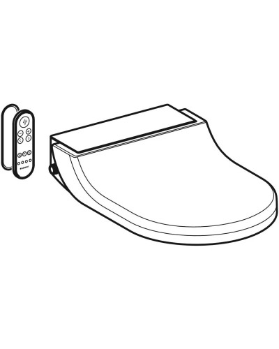 Электронная крышка-биде для унитаза с микролифтом Geberit AquaClean Tuma Comfort 146.274.SI.1