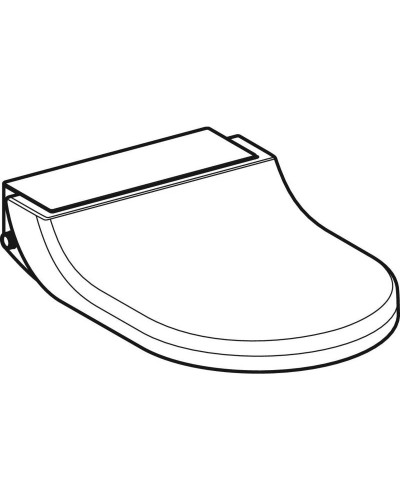 Электронная крышка-биде для унитаза с микролифтом Geberit AquaClean Tuma Classic 146.074.11.1