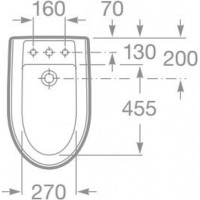 Крышка для биде Roca America 806490M14