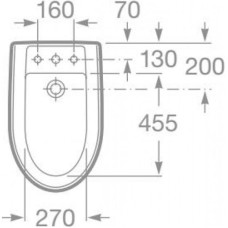 Крышка для биде Roca America 806490004