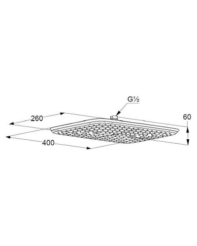 Верхний душ Kludi Freshline 6440005-00 Хром