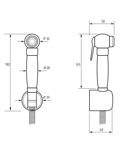 Гигиенический душ Migliore Karina 20097 Хром